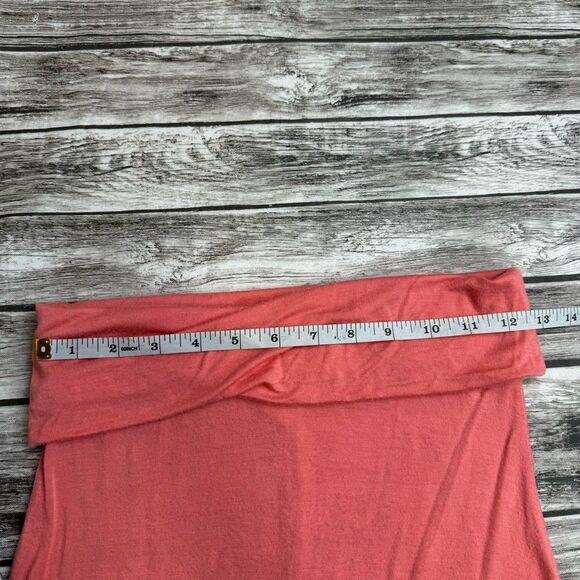 Alloy Apparel Women's A-Line Maxi Skirt Sheer Tall Flowy S SM Small Coral Salmon - Picture 8 of 9